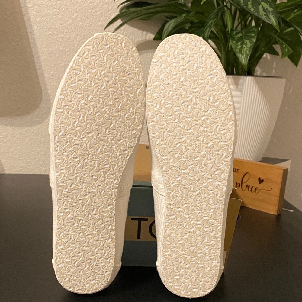 TOMS Classic White Slip-Ons - Picture 7 of 11